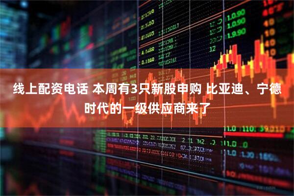 线上配资电话 本周有3只新股申购 比亚迪、宁德时代的一级供应商来了